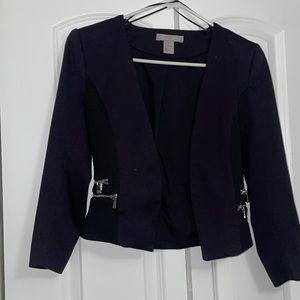 Blue H&M crop blazer